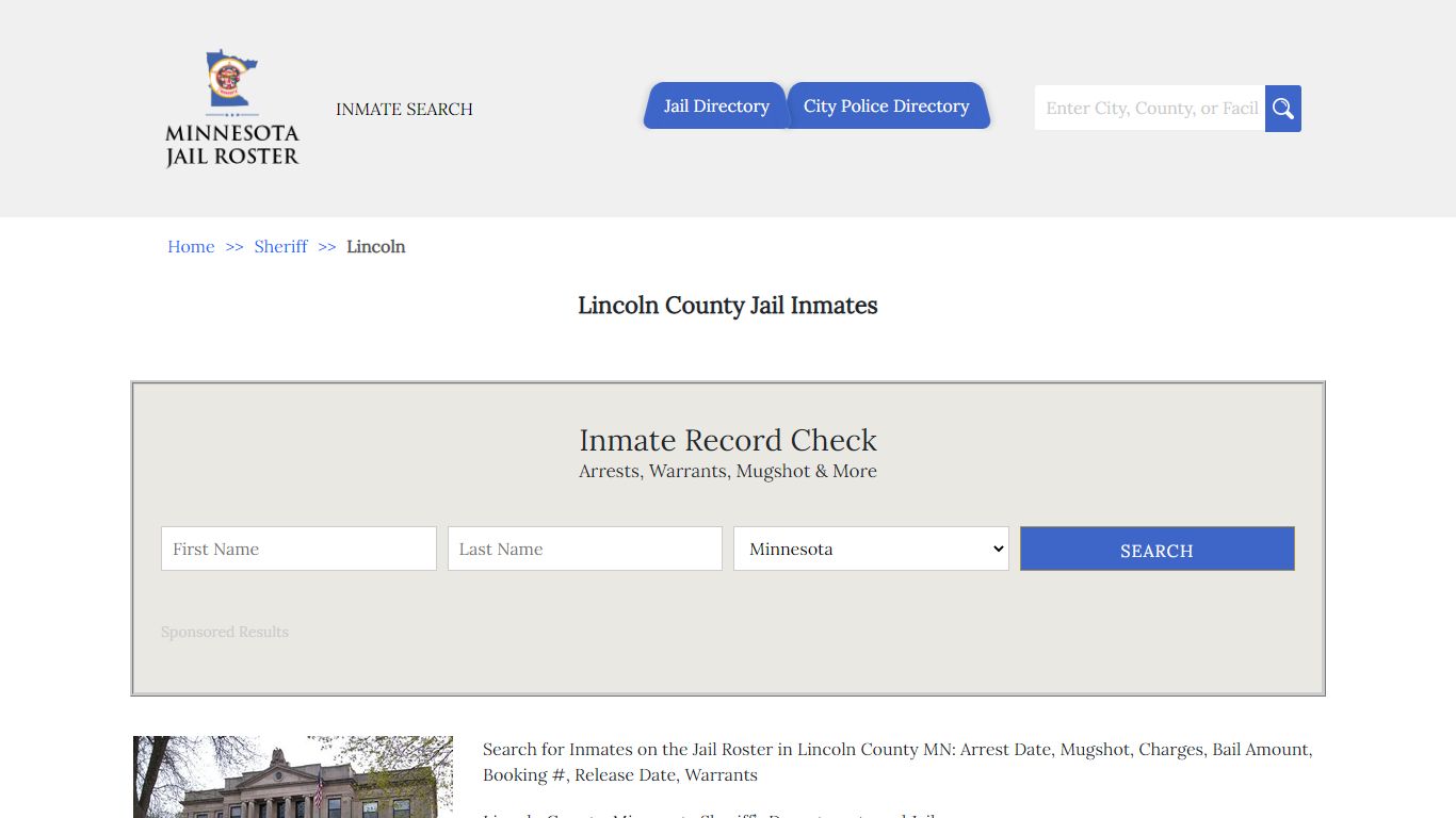 Lincoln County Jail Inmates | Jail Roster Search